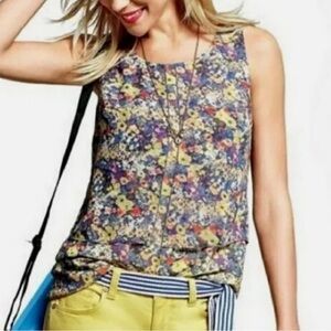 Cabi floral sleeveless top